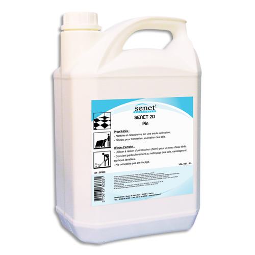 [220103] Bidon de 5 Litres Nettoyant désodorisant multi-usages pour sols et surfaces dures parfum Pin