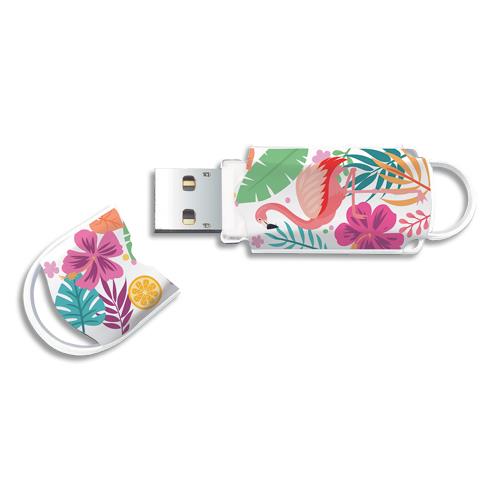 [459764] INTEGRAL Clé USB 2.0 32GB Xpression Flamant Rose INFD32GBXPRFLAMINGO (dont eco-taxe de 0,01 €) (dont taxe copie privée de 2,00 €)