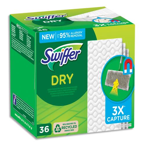 [459809] SWIFFER Boîte de 36 Lingettes attrape-poussière pour balai Swiffer