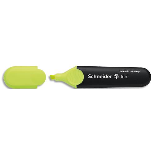 [692964] SCHNEIDER Surligneur JOB 150 (rechargeable) pointe biseautée, encre Jaune