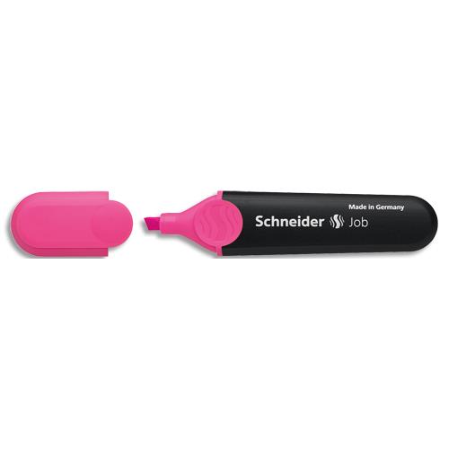 [692980] SCHNEIDER Surligneur JOB 150 (rechargeable) pointe biseautée, encre Rose