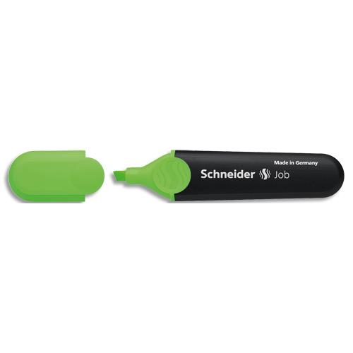 [692998] SCHNEIDER Surligneur JOB 150 (rechargeable) pointe biseautée, encre Verte