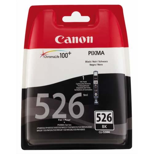[223878] CANON Cartouche Jet d'encre Noir CLI526BK 4540B001AA (dont eco-taxe de 0,01 €)