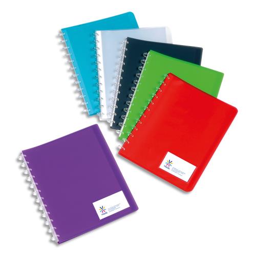 [224505] VIQUEL Protège-documents MAXI GEODE 60 vues en polypro translucide 7/10ème, coloris assortis