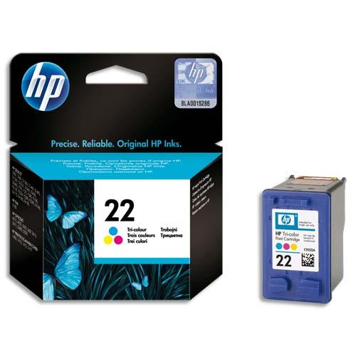 [228047] HP Cartouche Jet d'encre couleur 22 C9352AE (dont eco-taxe de 0,02 €)