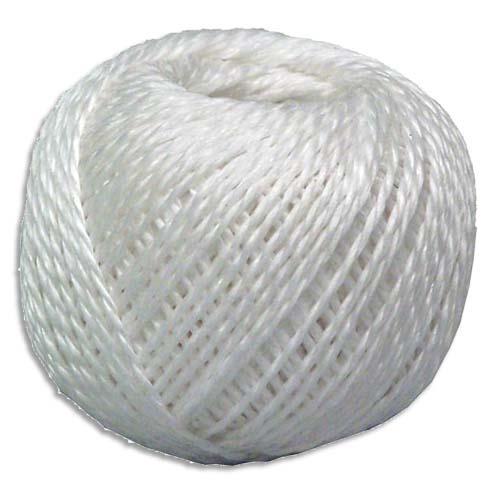 [229667] VISO Ficelle en polypropylène 250g - Longueur 88 mètres, diamètre Fil 3 mm coloris Blanc