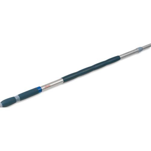 [231118] VILEDA Manche télescopique en aluminium - Diamètre 3 cm, longueur 100 à 180 cm coloris inox Bleu