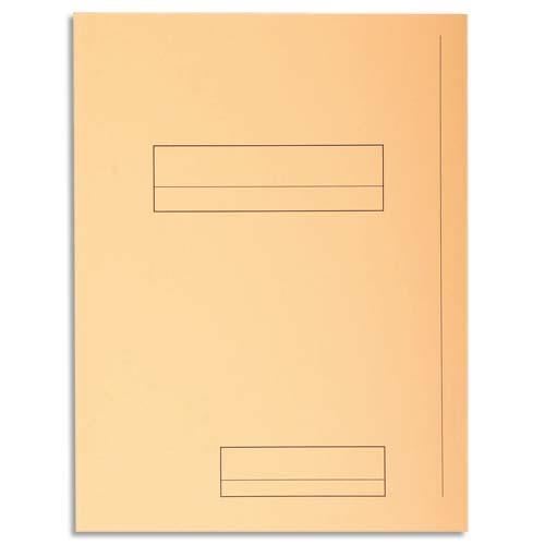 [235156] EXACOMPTA Paquet de 50 chemises pré-imprimés 2 rabats SUPER 250 en carte 210 grammes coloris bulle