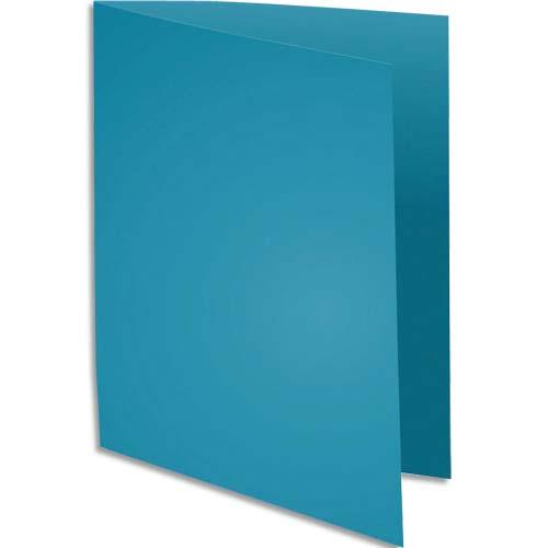 [235266] EXACOMPTA Paquet de 100 chemises ROCK'S en carte 210 grammes coloris Bleu