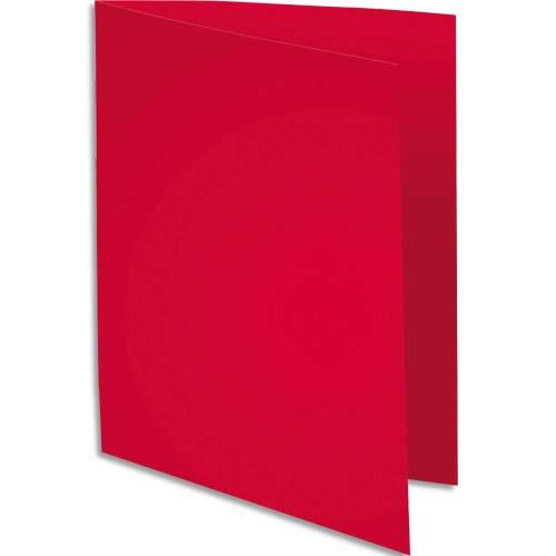 [235354] EXACOMPTA Paquet de 100 sous-chemises ROCK'S en carte 80 grammes coloris framboise