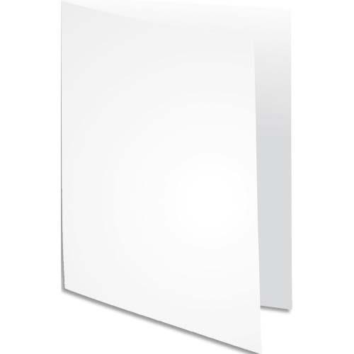[235364] EXACOMPTA Paquet de 100 sous-chemises ROCK'S en carte 80 grammes coloris Blanc