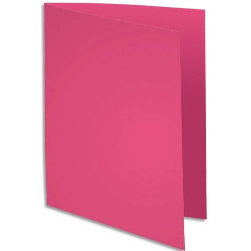 [235377] EXACOMPTA Paquet de 100 sous-chemises ROCK'S en carte 80 grammes coloris Rose