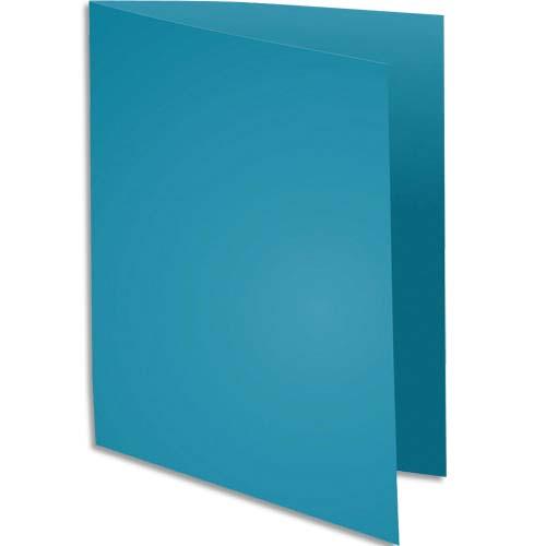 [235384] EXACOMPTA Paquet de 100 sous-chemises ROCK'S en carte 80 grammes coloris Bleu