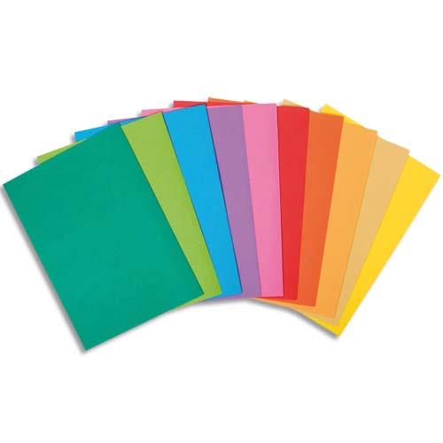 [235424] EXACOMPTA Paquet de 30 sous-chemises ROCK'S en carte 80 grammes coloris assortis