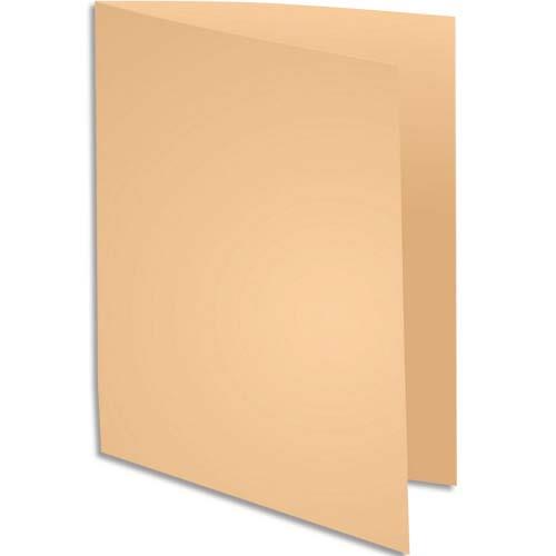 [235565] EXACOMPTA Paquet de 100 chemises SUPER 250 en carte 210 grammes coloris bulle
