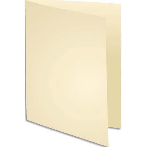 [235644] EXACOMPTA Paquet de 100 chemises SUPER 250 en carte 210 grammes coloris Ivoire