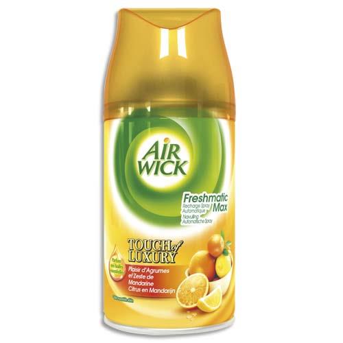 [039414] AIR WICK Recharge 250ml parfum plaisirs agrumes et zeste de mandarine pour diffuseur Freshmatic