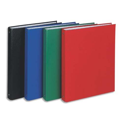 [247797] EXACOMPTA Classeur 4 anneaux de 30 mm, en polypropylène, dos de 4 cm, coloris assortis