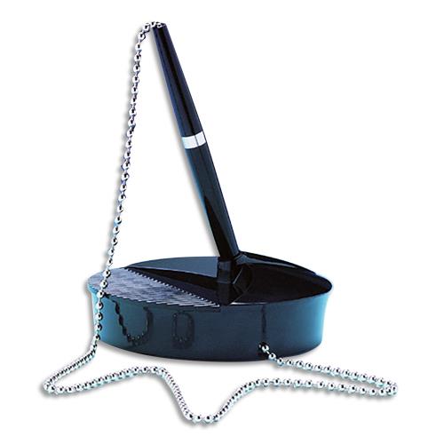 [255237] FELLOWES Stylo bille sur socle en ABS coloris Noir, encre Bleue