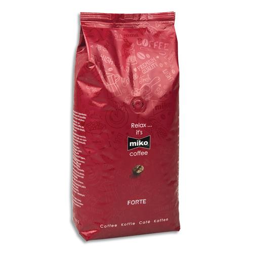 [264158] MIKO CAFE Paquet d'1 Kg de Café Expresso en grains Forte 70% d'Arabica et 30% de Robusta