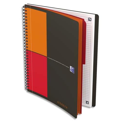 [275165] OXFORD Cahier ACTIVEBOOK I-CONNECT spirale 160 pages 5x5 18,5x25cm (format tablette). Couverture PP