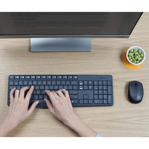 [278041] LOGITECH Ensemble Clavier/Souris MK235 920-007907 (dont eco-taxe de 0,05 €)