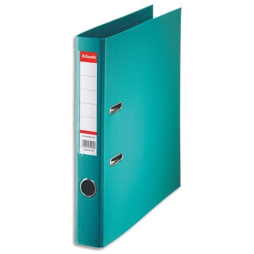 [283308] ESSELTE Classeur à levier Standard, A4, 5 cm, PP, turquoise