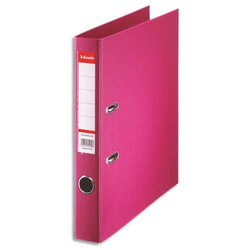 [283316] ESSELTE Classeur à levier Standard, A4, 5 cm, PP, fuchsia