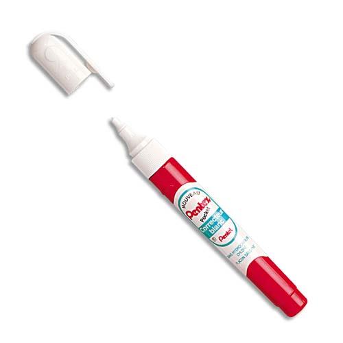 [285333] PENTEL Stylo de correction pointe plastique système à valve séchage rapide contenance 7 ml PENTEX POCKET