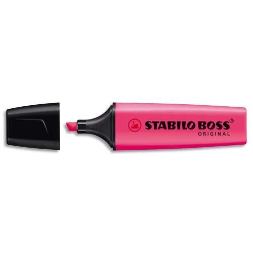 [047666] STABILO BOSS ORIGINAL surligneur pointe biseautée - Rose fluo