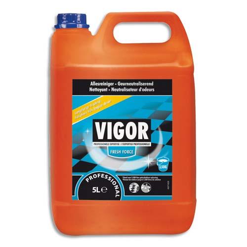 [286558] VIGOR Fresh Force Bidon 5 litres nettoyant industriel anti-odeurs