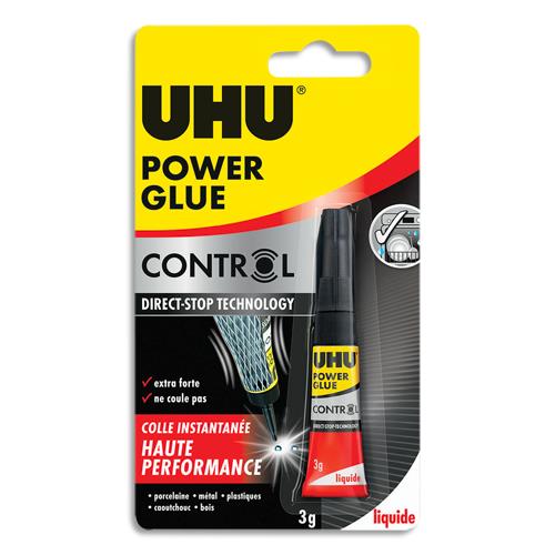 [291426] UHU POWER GLUE liquide tube 3g CONTROL