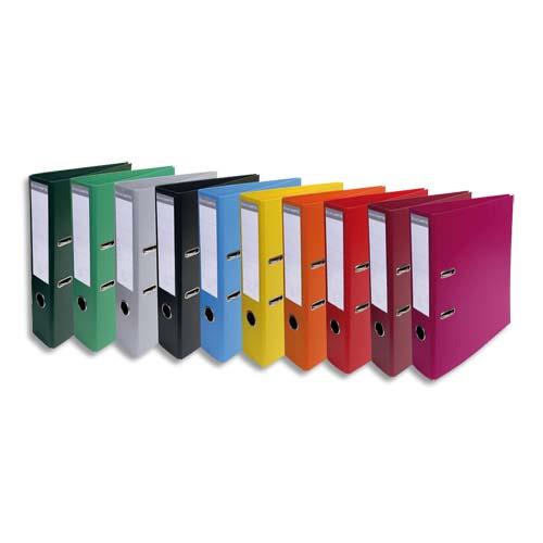 [292829] EXACOMPTA Classeur à levier PVC dos de 50mm assortis vifs