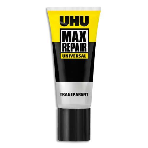 [295772] UHU MAX REPAIR Tube de 45g de colle de bricolage multi-usages pour tous matériaux sur toutes surfaces.