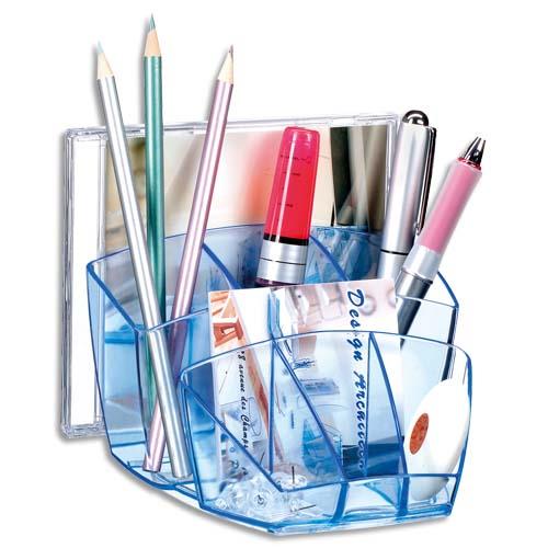 [049999] CEP Multipot 8 compartiments en polystyrène - Dimensions : L14,3 x H9,3 x P15,8 cm coloris Ici Blue