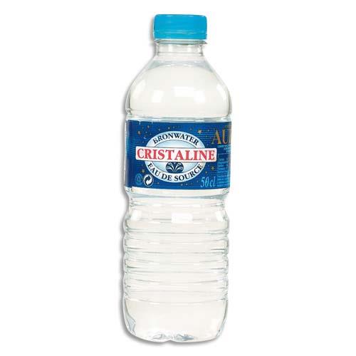 [054746] CRISTALINE Bouteille plastique d'eau de 50 cl