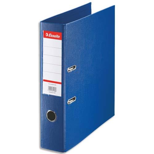 [055661] ESSELTE Classeur à levier Standard, A4, 7,5 cm, PP, bleu foncé