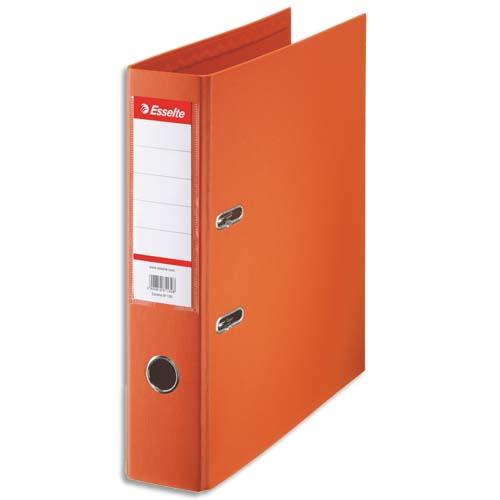 [055696] ESSELTE Classeur à levier Standard, A4, 7,5 cm, PP, orange