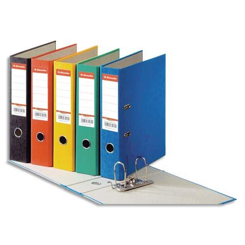 [062867] ESSELTE Classeur à levier RAINBOW, A4, 7,5 cm, carton, assorti de couleurs