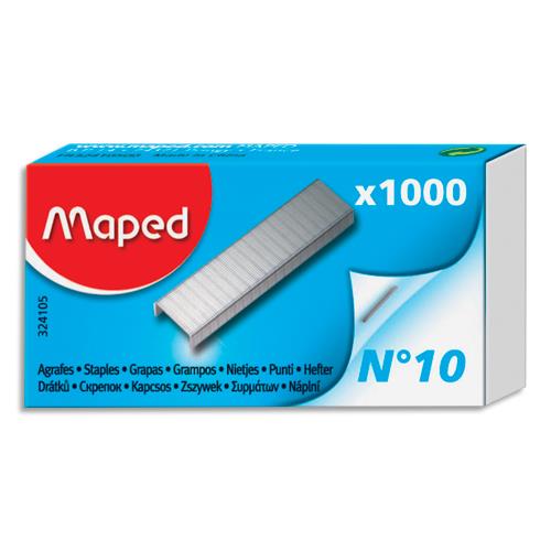 [351901] MAPED Boîte de 1000 agrafes N°10 324105-3