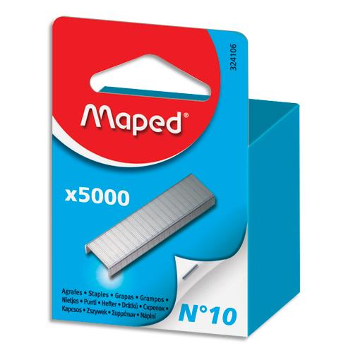 [351918] MAPED Boîte de 5000 agrafes N°10 324106-0