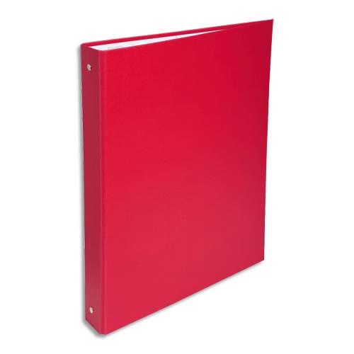 [352375] EXACOMPTA Classeur 4 anneaux de 30 mm, en polypropylène, dos de 4 cm, Rouge