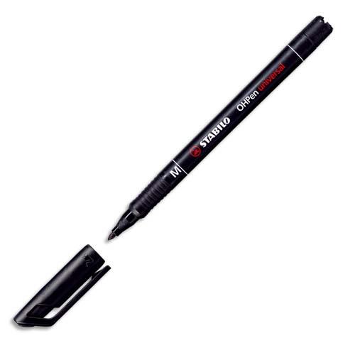 [353435] STABILO OHPen marqueur permanent pointe moyenne (1 mm) - Noir