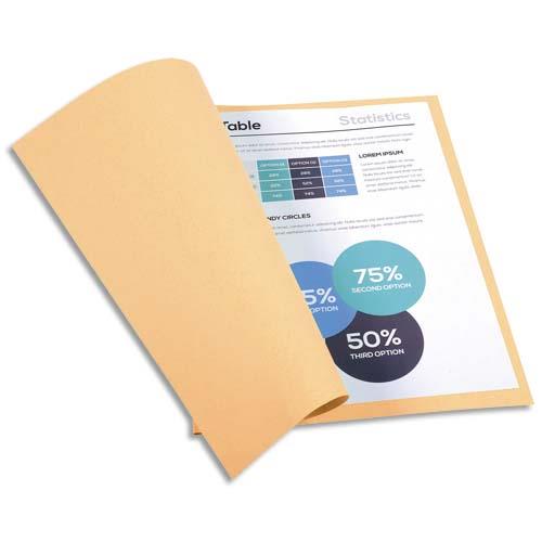 [356343] EXACOMPTA Paquet de 100 chemises FOREVER en carte recyclée 220g. Coloris bulle