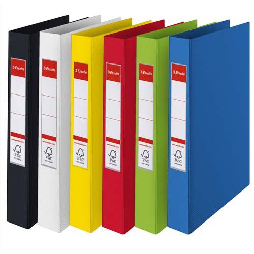 [358870] ESSELTE Classeur 4 anneaux VIVIDA en polypropylène, dos 6cm, coloris assortis