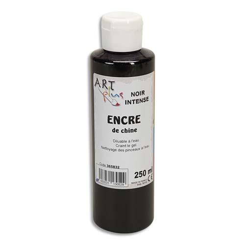 [365832] ART PLUS Encre de chine Noir 250ml