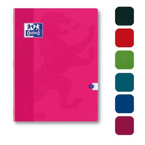 [372122] OXFORD Cahier Color Life piqûre 140 pages Seyès 21x29,7. Couverture carte