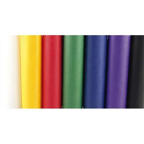 [372818] CLAIREFONTAINE Rouleau de papier Kraft couleur 65g. Format 3x0,7m. Coloris vifs assortis en présentoir