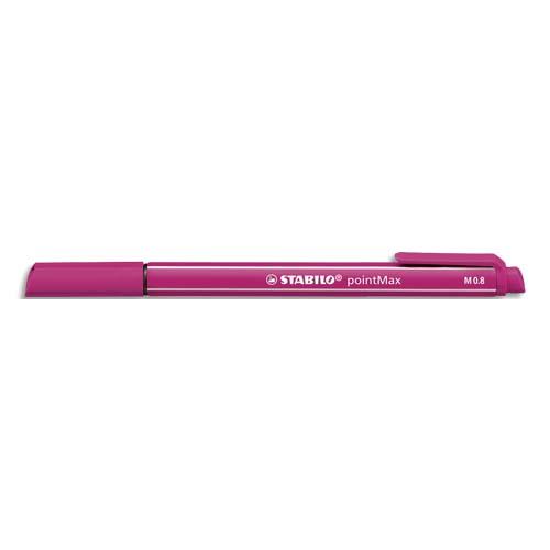 [380026] STABILO pointMax stylo-feutre pointe moyenne (0,8 mm) - Rose foncée