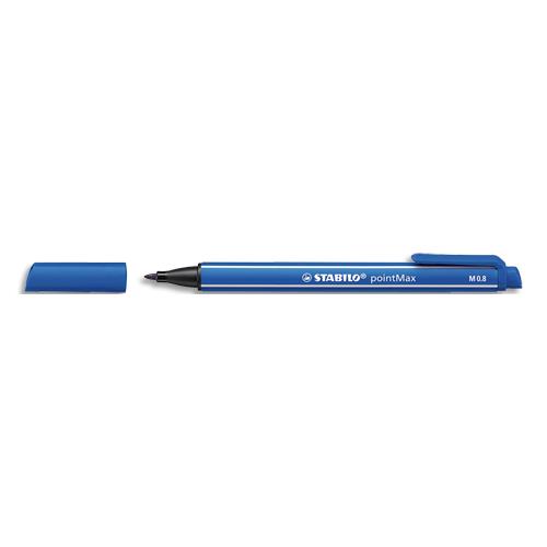 [380029] STABILO pointMax stylo-feutre pointe moyenne (0,8 mm) - Bleu